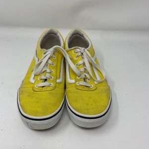 yellow old skool vans